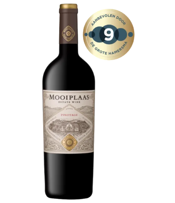 Mooiplaas Classic Pinotage Stellenbosch, fles bij slijterij t Bockje in Bathmen