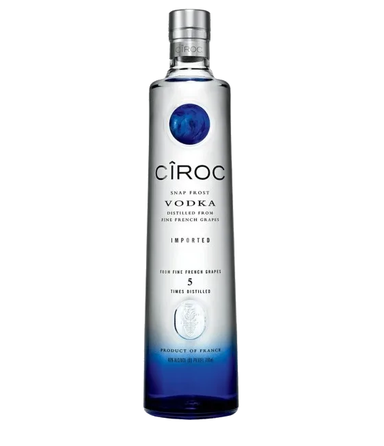 Ciroc Vodka, fles bij slijterij t Bockje in Bathmen