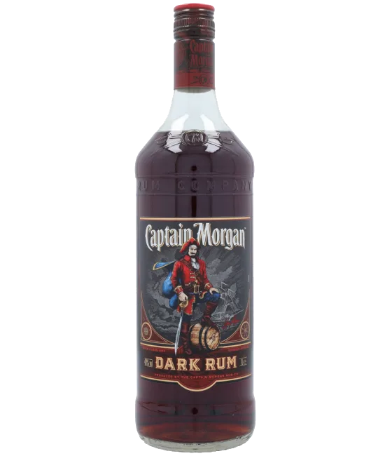 Captain Morgan Dark Rum 100 cl, fles bij slijterij t Bockje in Bathmen