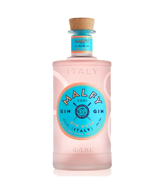 Malfy Gin Rosa, fles bij slijterij t Bockje in Bathmen