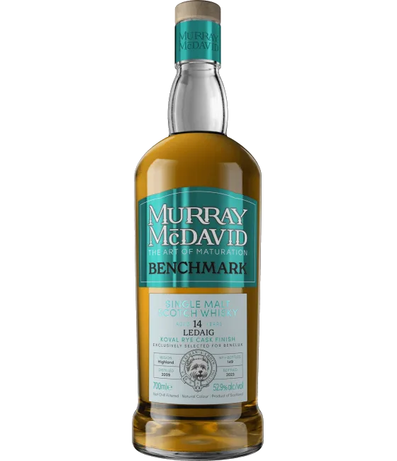 Murray McDavid Benchmark Ledaig 2009 14 Years Old, fles bij slijterij t Bockje in Bathmen