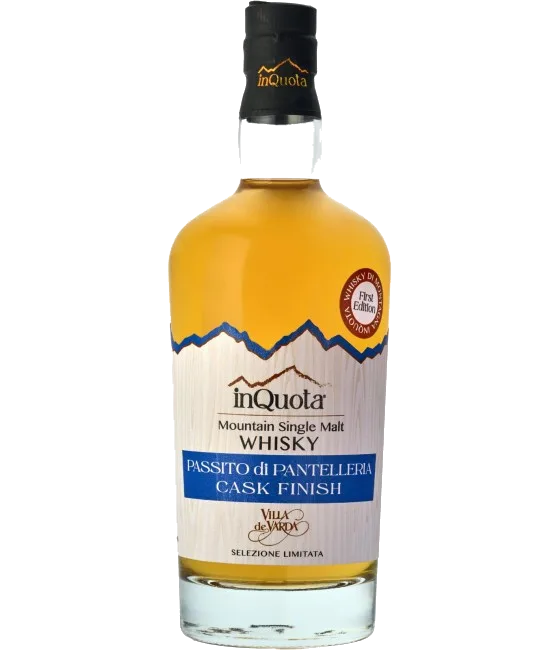 inQuota Mountain Single Malt Whisky Passito di Pantelleria Cask Finish, fles bij slijterij t Bockje in Bathmen