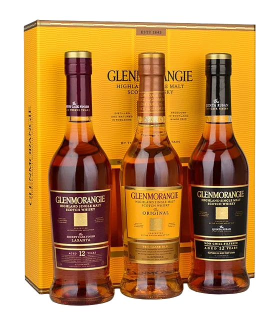 Glenmorangie The Pioneering Collection 3 x 35cl, fles bij slijterij t Bockje in Bathmen