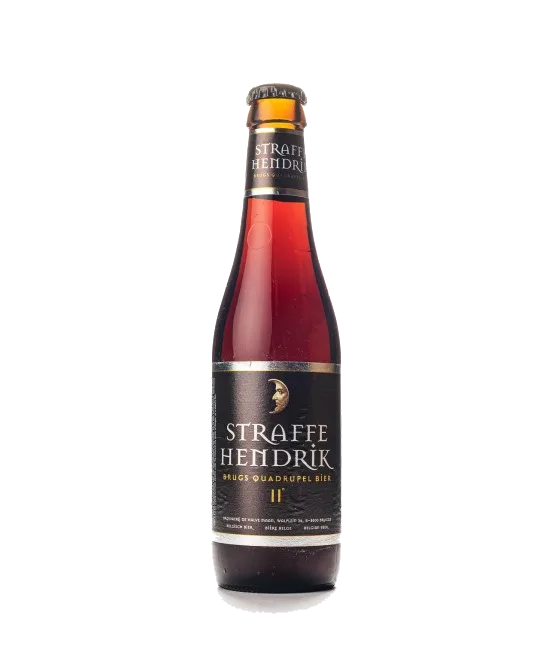 Straffe Hendrik Quadrupel, fles bij slijterij t Bockje in Bathmen