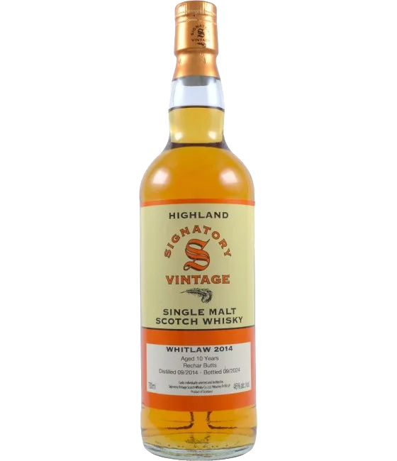 Signatory Vintage Whitlaw 10 Years Old 2014, fles bij slijterij t Bockje in Bathmen