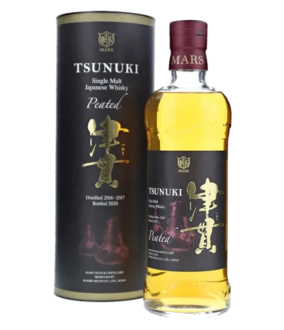 Mars Tsunuki Peated, fles bij slijterij t Bockje in Bathmen