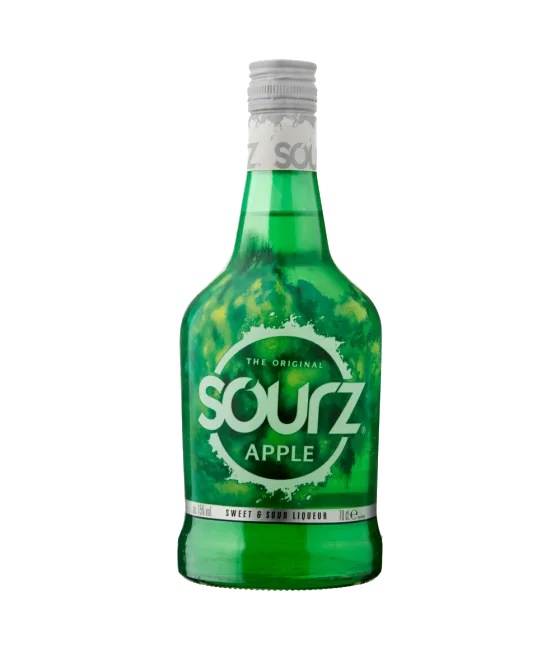 Sourz Apple, fles bij slijterij t Bockje in Bathmen