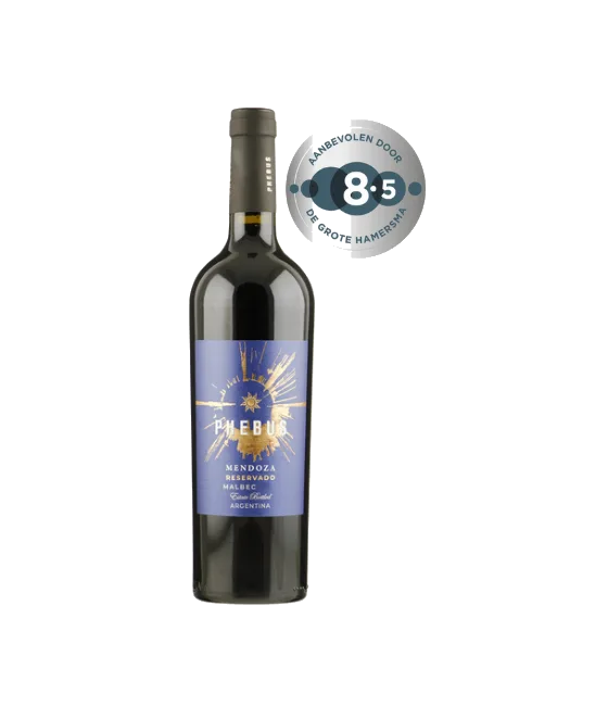 Phebus Reservado Malbec Mendoza, fles bij slijterij t Bockje in Bathmen