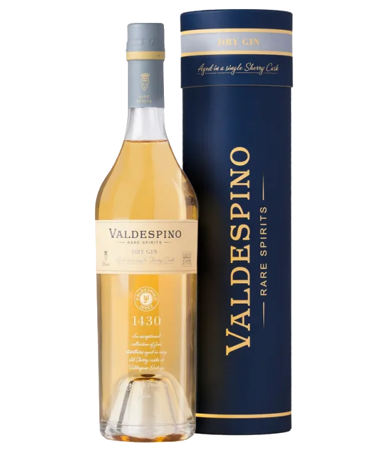 Valdespino Single Fino Cask Rare Dry Gin, fles bij slijterij t Bockje in Bathmen