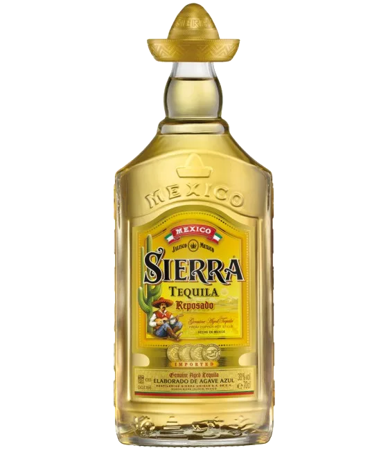 Sierra Tequila Reposado, fles bij slijterij t Bockje in Bathmen