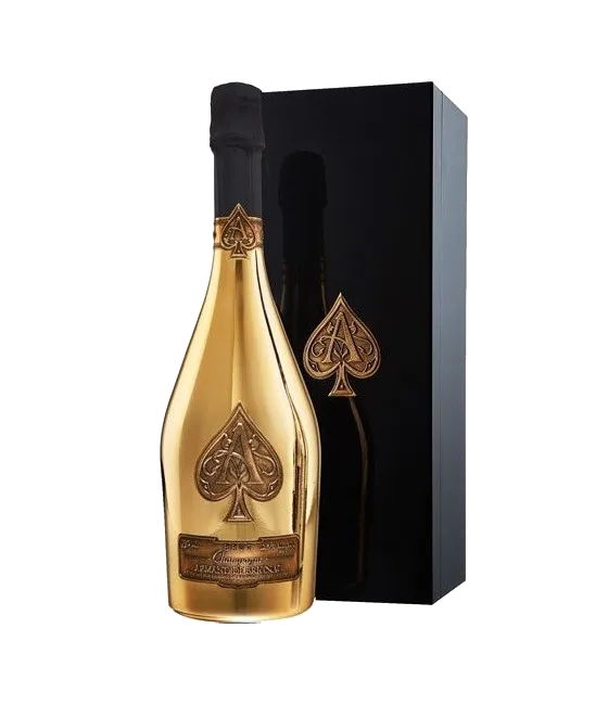 Armand de Brignac Champagne Brut, fles bij slijterij t Bockje in Bathmen