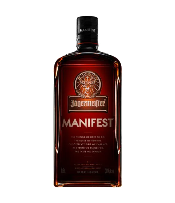 Jägermeister Manifest 50 cl, fles bij slijterij t Bockje in Bathmen