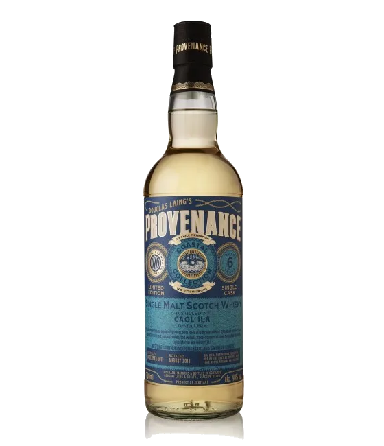 PROVENANCE Caol Ila 6Y Costal Collection, fles bij slijterij t Bockje in Bathmen