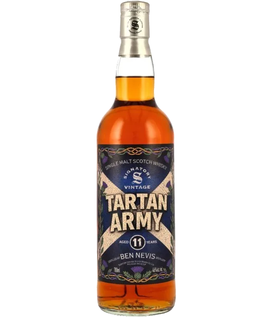 Signatory Vintage Tartan Army 11Y, fles bij slijterij t Bockje in Bathmen