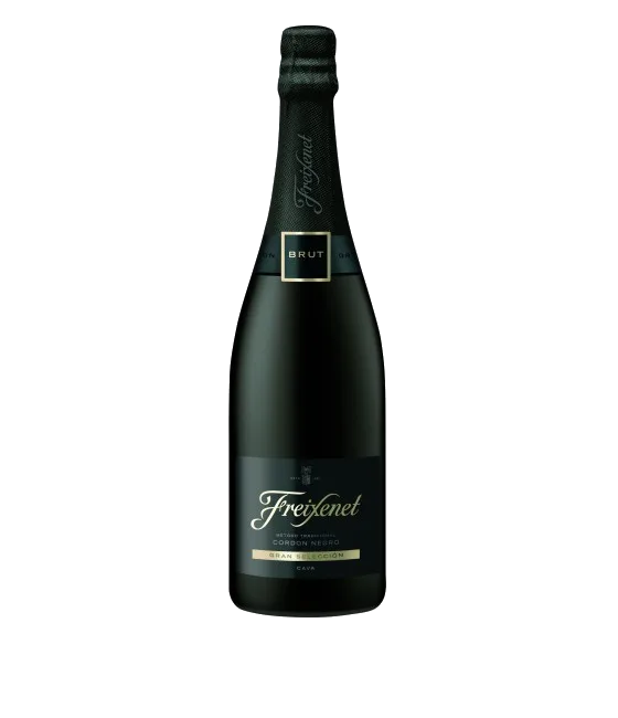 Freixenet Cordon Negro Seco, fles bij slijterij t Bockje in Bathmen