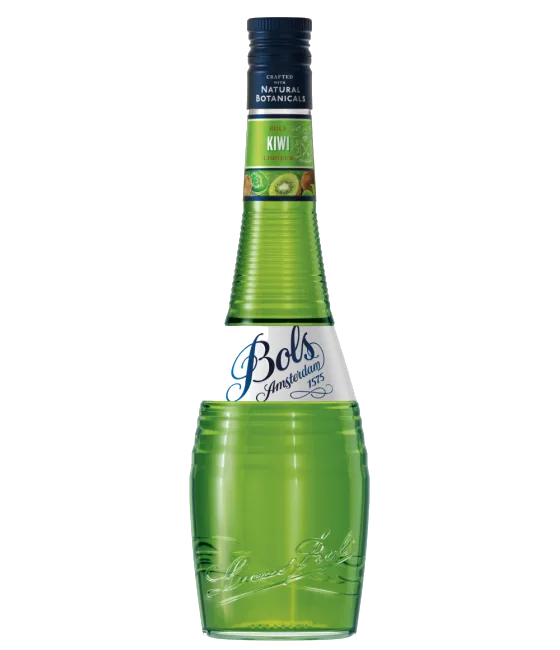 Bols Kiwi, fles bij slijterij t Bockje in Bathmen