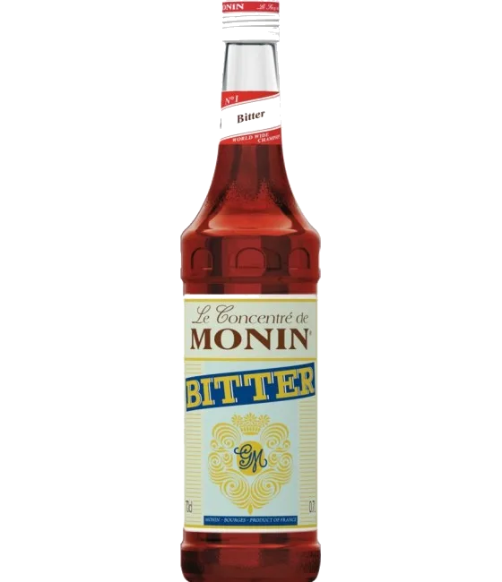 Monin Bitter Fles, fles bij slijterij t Bockje in Bathmen