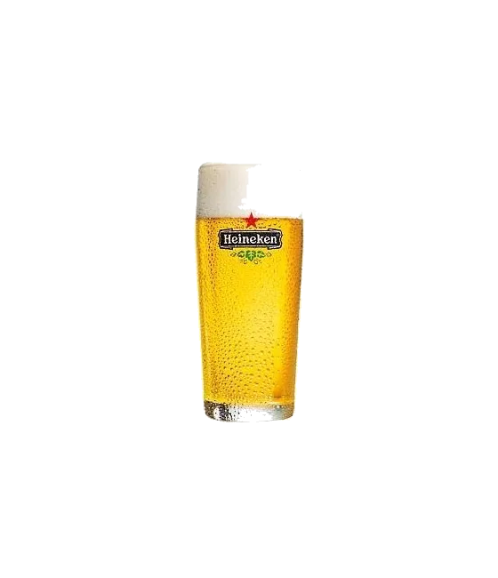 Heineken bierglas raaf 19 cl, fles bij slijterij t Bockje in Bathmen