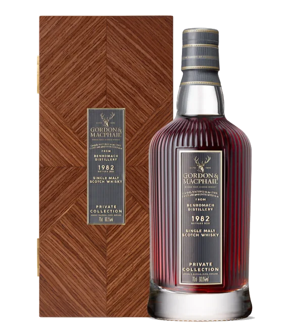 Benromach 1982 Gordon & Macphail Private Collection, fles bij slijterij t Bockje in Bathmen