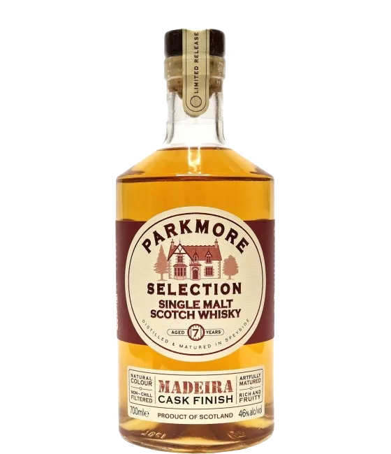 Parkmore Selection 7Y Madeira Cask Finish, fles bij slijterij t Bockje in Bathmen