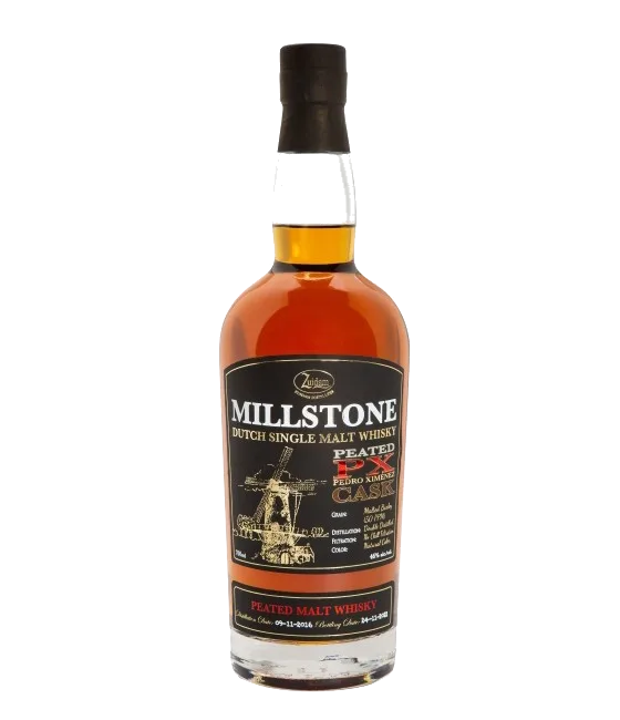 Millstone Dutch Single Malt Whisky Peated PX Sherry Cask Zuidam Distillers
