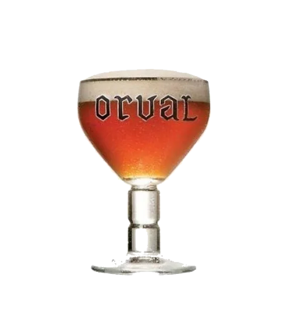 Orval bierbokaal 33cl., fles bij slijterij t Bockje in Bathmen