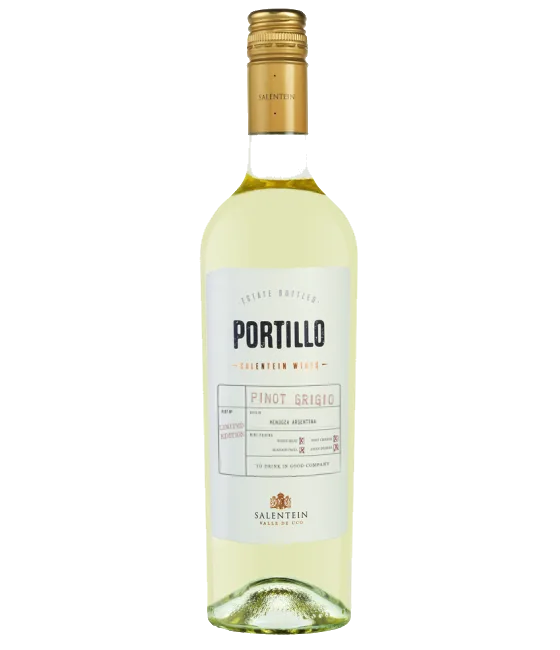 Portillo Pinot Grigio, fles bij slijterij t Bockje in Bathmen