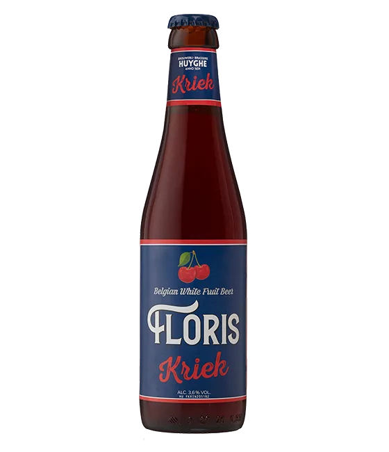 Brouwerij Huyghe Floris Kriek, fles bij slijterij t Bockje in Bathmen