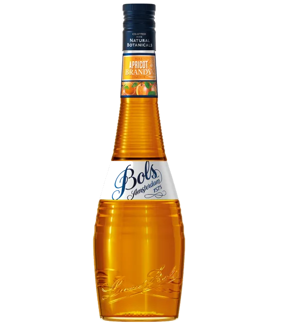 Bols Apricot Brandy, fles bij slijterij t Bockje in Bathmen