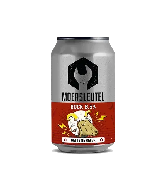 Moersleutel Geitenbreier Bock, fles bij slijterij t Bockje in Bathmen