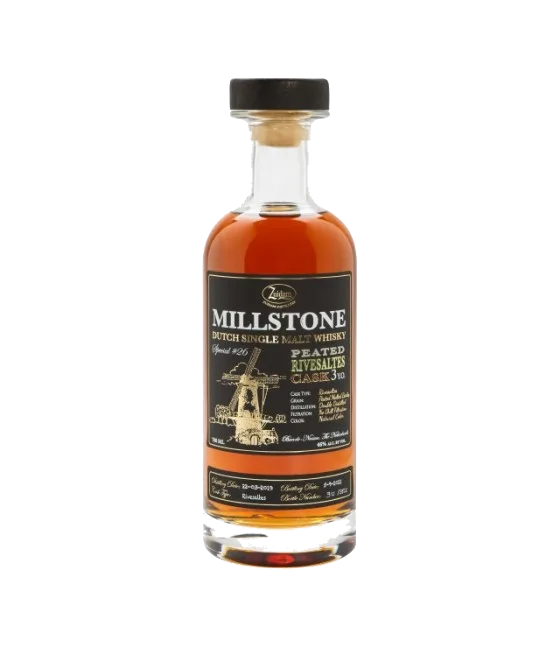 Millstone Peated Rivesaltes 3Y.O. Special #26 Zuidam Distillers, fles bij slijterij t Bockje in Bathmen