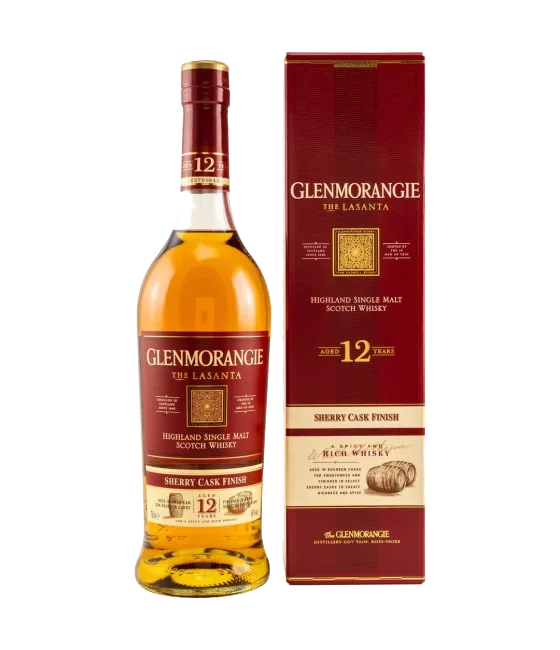 Glenmorangie 12 Years Old The Lasanta Sherry Cask Finish, fles bij slijterij t Bockje in Bathmen