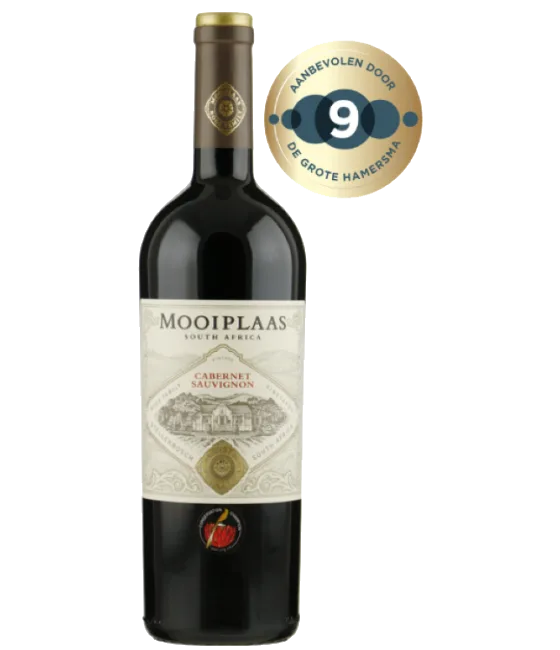Mooiplaas Classic Cabernet Sauvignon, fles bij slijterij t Bockje in Bathmen