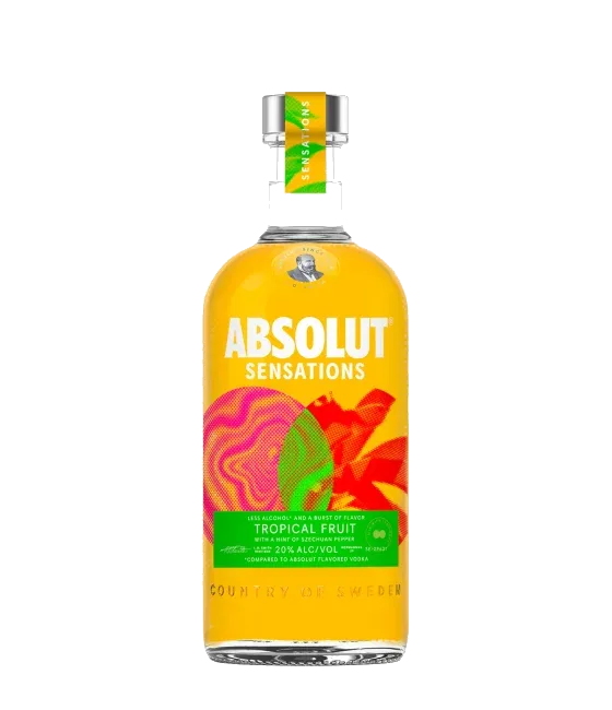 Absolut Sensations, fles bij slijterij t Bockje in Bathmen