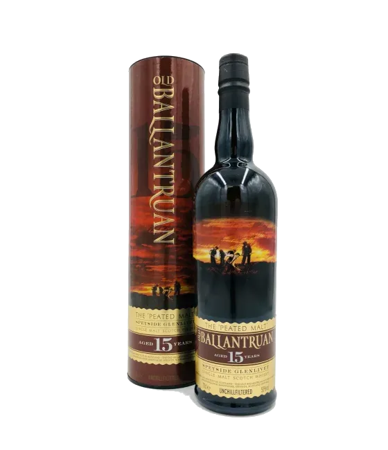 Old Ballantruan 15 Years Old, fles bij slijterij t Bockje in Bathmen