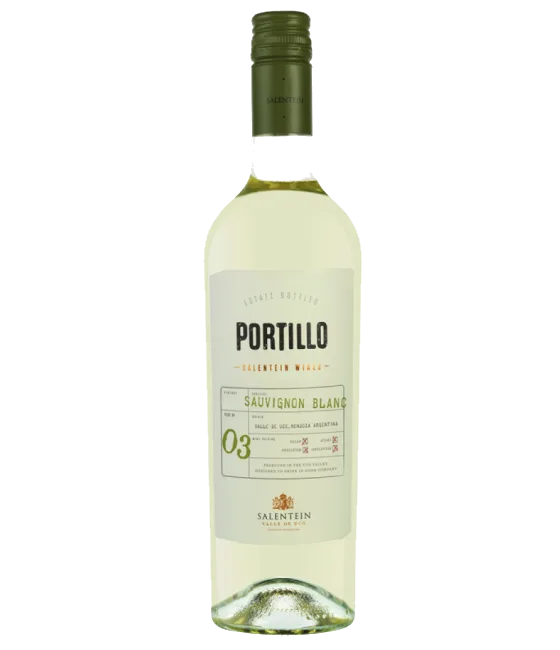 Portillo Sauvignon Blanc, fles bij slijterij t Bockje in Bathmen