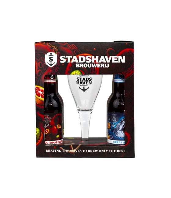 Stadshaven Discovery Geschenkverpakking, fles bij slijterij t Bockje in Bathmen