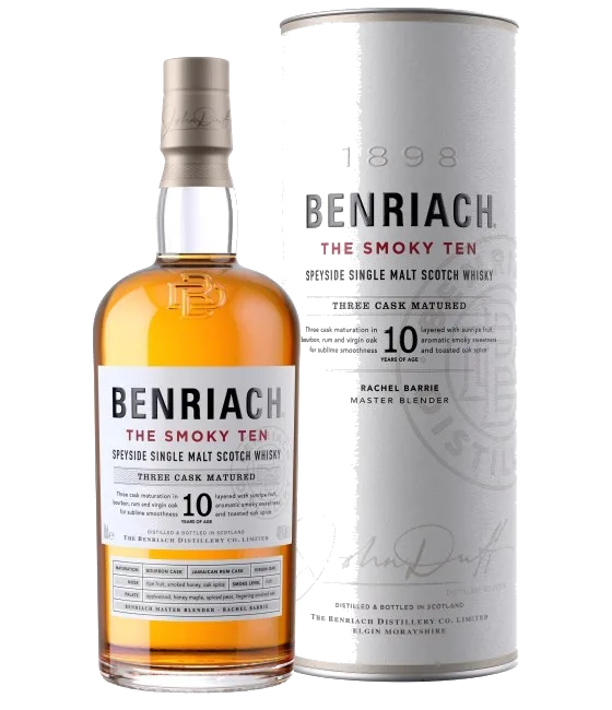 Benriach The Smoky Ten (10 Years Old), fles bij slijterij t Bockje in Bathmen