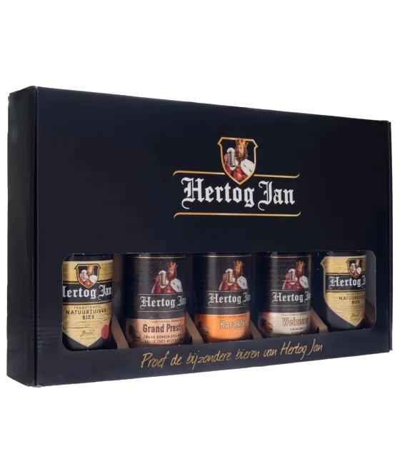Hertog Jan Assortiment, fles bij slijterij t Bockje in Bathmen