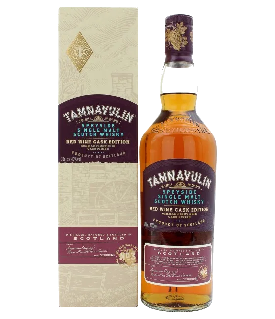 Tamnavulin Red Wine Cask Edition No. 3, fles bij slijterij t Bockje in Bathmen