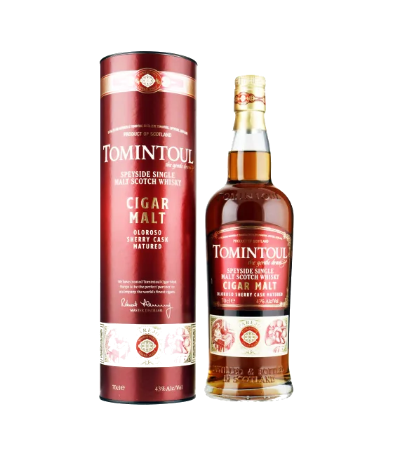 Tomintoul Cigar Malt Whisky Oloroso Sherry Cask, fles bij slijterij t Bockje in Bathmen