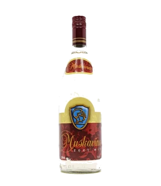 Muskavino Zoete Wijn, fles bij slijterij t Bockje in Bathmen