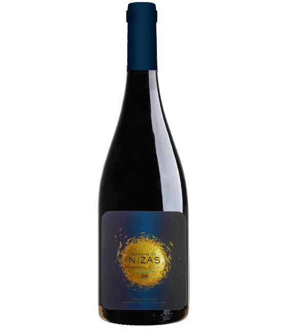 Nizas Domaine Rouge, fles bij slijterij t Bockje in Bathmen