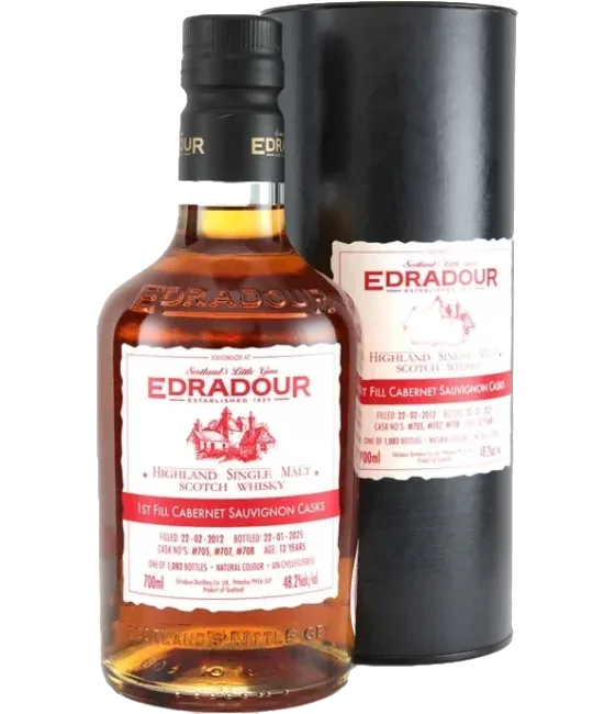 Edradour 2012 1st Fill Cabernet Sauvignon Cask, fles bij slijterij t Bockje in Bathmen
