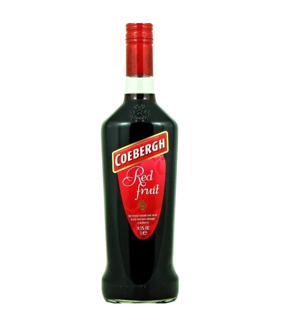 Coebergh Red Fruit, fles bij slijterij t Bockje in Bathmen