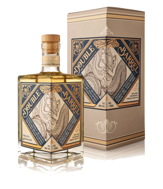 Douglas Laing Double Barrel Islay / Highland, fles bij slijterij t Bockje in Bathmen