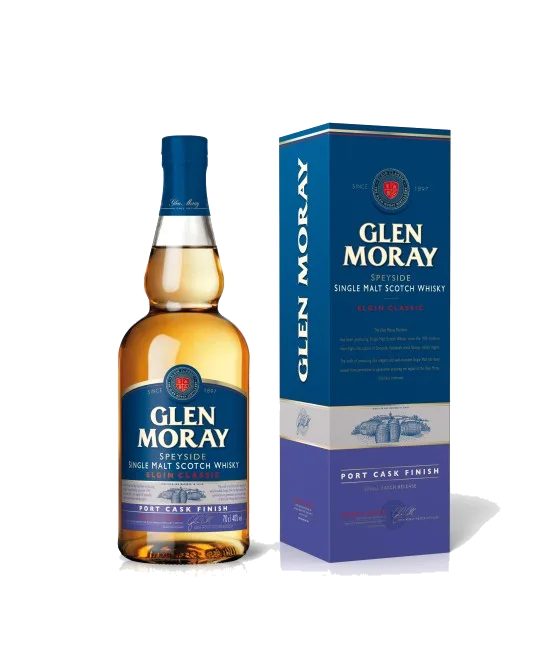 Glen Moray Whisky Port Cask Finish, fles bij slijterij t Bockje in Bathmen