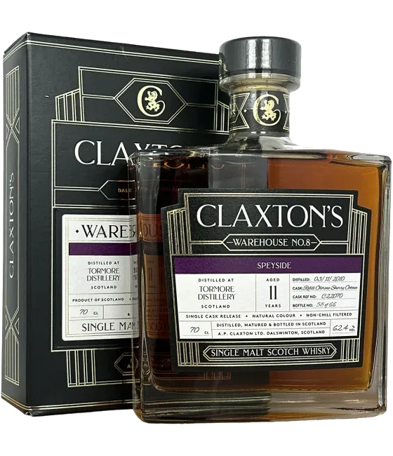 Claxton’s Warehouse No.8 Tormore 11 Years Old, fles bij slijterij t Bockje in Bathmen