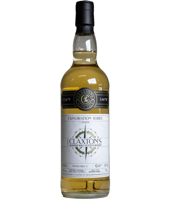 Claxton’s Exploration Series Peated Billy G 9Y 2013, fles bij slijterij t Bockje in Bathmen