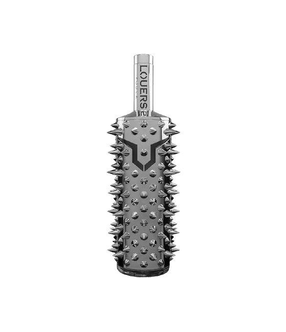 Louers vodka, fles bij slijterij t Bockje in Bathmen